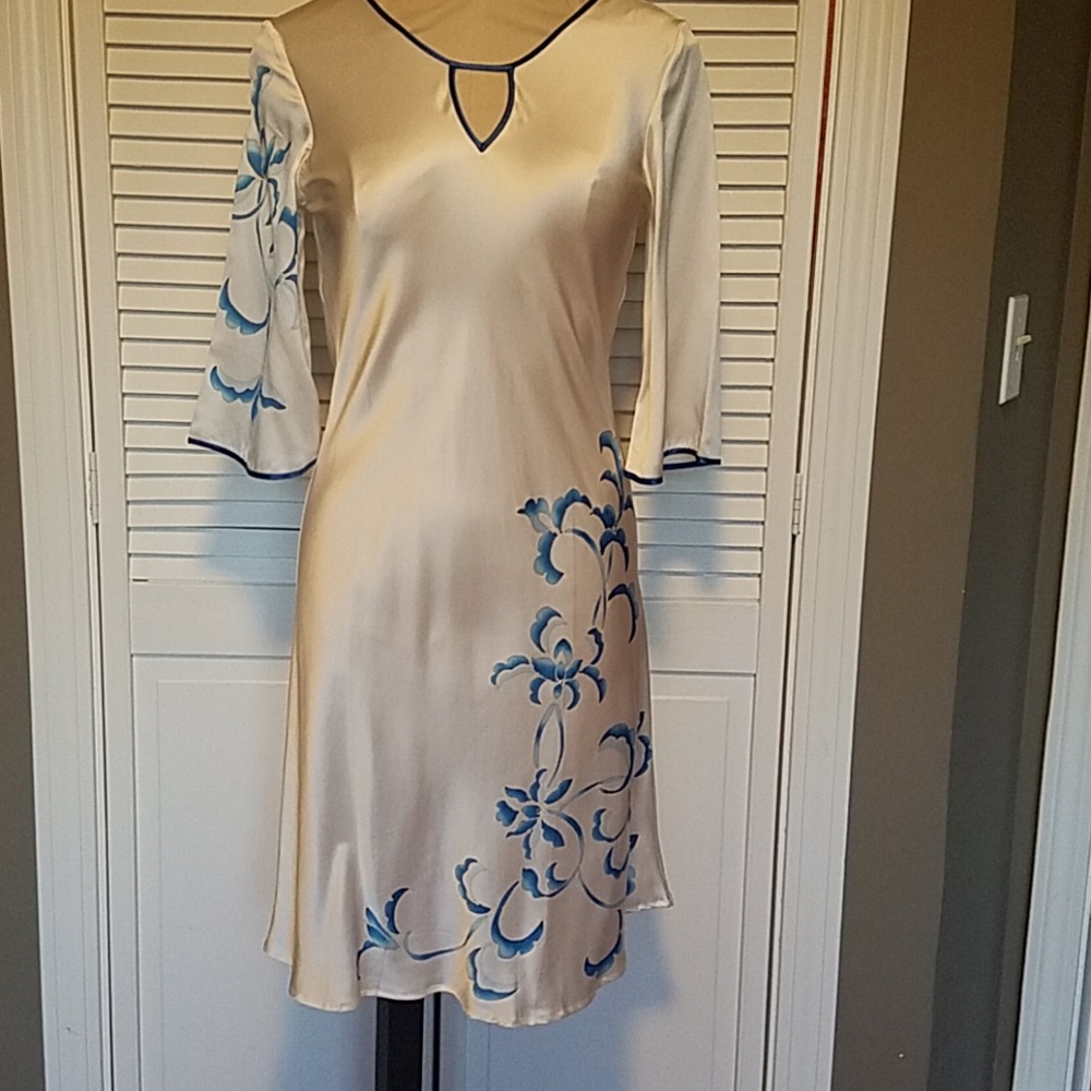 Chenchen Silk Nightgown Lingerie, Small